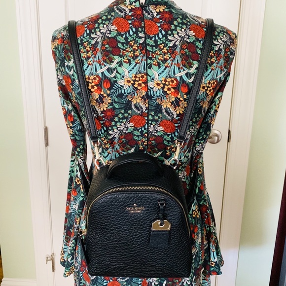 kate spade mini caden backpack New York Carter Leather Convertible (Black): Buy Online at Best Price in UAE around closure Goldtone hardware Exterior front zip pocket Fully lined 8.5W x 9.6H x 4.5D Leather Imported Okinawa Prefecture Caden Backpack Mini